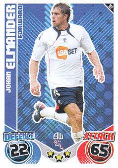 Johan Elmander Bolton Wanderers 2010/11 Topps Match Attax #107